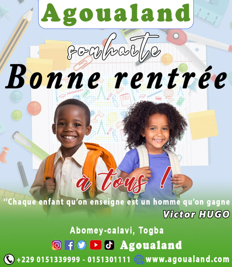 Bonne rentrée à toutes et à tous